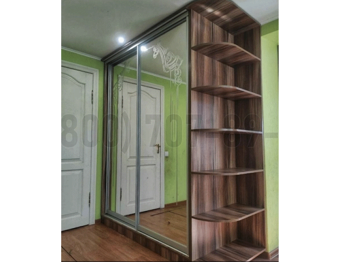 Шкаф с пескоструйным рисунком в Звенигороде
